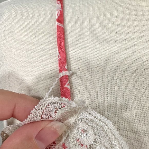 Victoria's Secret Vintage Gold Label Pink Floral Slip Dress - Picture 10 of 11